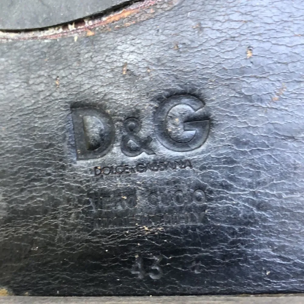 Dolce & Gabbana combat boots